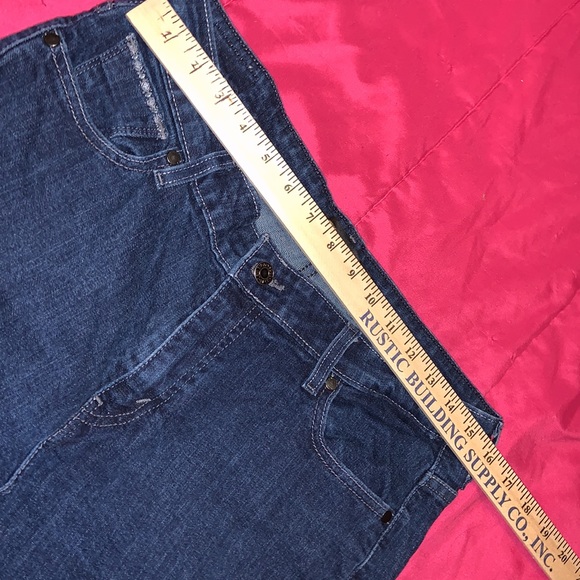 Levi’s silver tab mid rise skinny silver stitch on pockets dark indigo blue 16 S - Picture 4 of 8